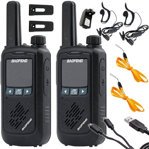  Set od dvije baterije. prijenosne LCD radio stanice 1500mAh do 8km LED + slu&scaron;alice Cijene