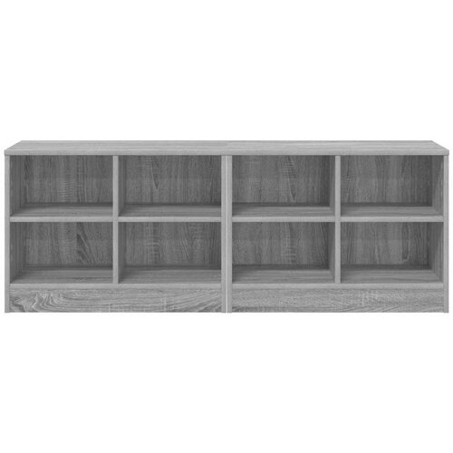  za krevet s policom 2 pcs Siva Sonoma 66 x 33 x 48 cm - Siva Sonoma Slike