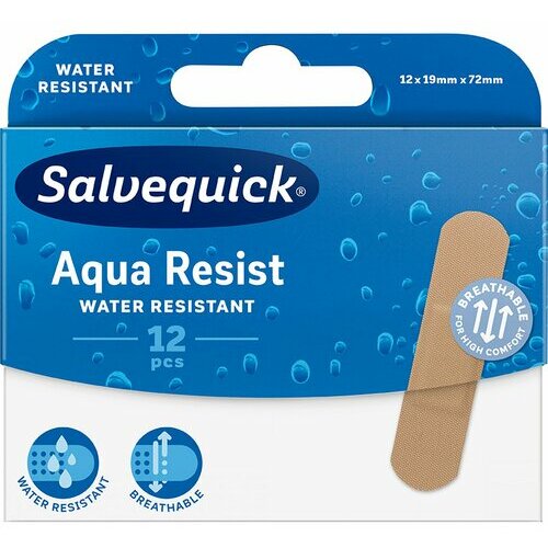 Salvequick aqua resist medium flaster 12 komada Slike
