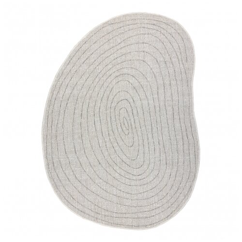 RugsX ORGANIC 2743 sisal preproga Prtljažnik ecru / siva – naravna, moderna nepravilna oblika 133x190 cm, (5000177223) Cene