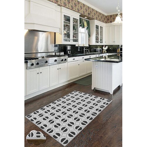 Conceptum Hypnose tepih Wookece199, 80x300 cm, bijelo-crni Cene