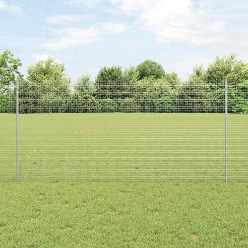  Zatvorena žičana ograda s postovima 25 x 1,2 m Pocinčani čelik Cijene