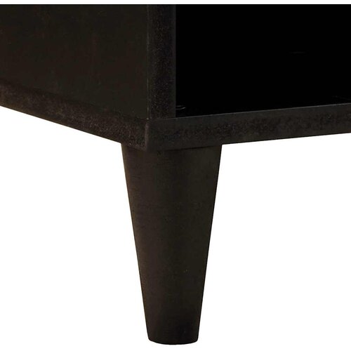  ormar Crna i zlatna 100 x 33 x 46 cm Konstruirano drvo Slike