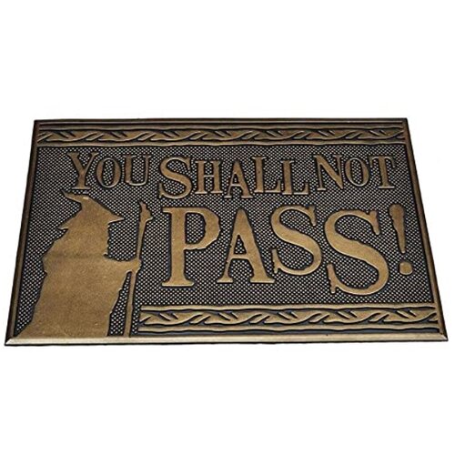 Gaya predpražnik gospodar prstanov (you shall not pass design) 40 cm x 60 cm gumijast predpražnik – uradno blago gospodarja prstanov, (20871361) Cene
