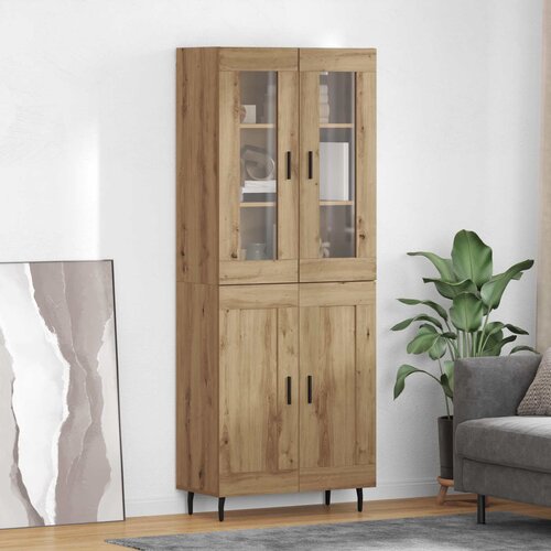  Highboard 2 kom. Umjetnički hrast 69,5 x 34 x 180 cm Cijene
