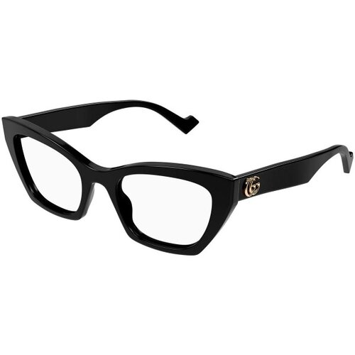 Gucci GG1334O 001 M (52) Črna/Kristalna Slike