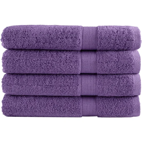 Furnova Premium brisače SOLUND 4 kos vijolična 80x200 cm 600 g/m2, (21916476)