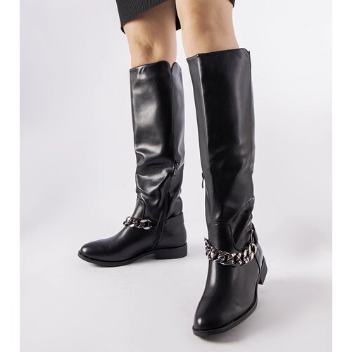 Gemre Black insulated boots with chain Millies Cijene