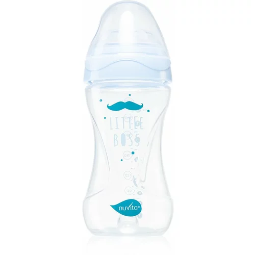 Nuvita Cool Bottle 3m+ bočica za bebe Transparent blue 250 ml