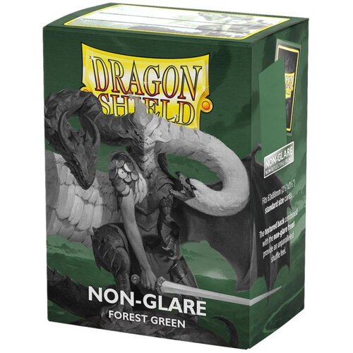 Arcane Tinmen Dragon Shield 100 Standard Sleeves - Non Glare - Forest Green Matte Cene