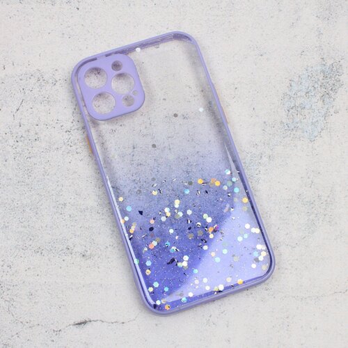 Teracell maska frame glitter za iphone 12 pro 6.1 ljubicasta Slike