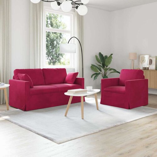SOFA 2 pcs Vinska crvena Cene
