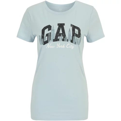 Gap Tall Majica svijetloplava / crna / bijela