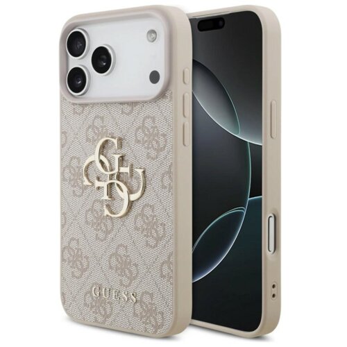 SAS CG MOBILE Maska Guess 4G Big Logo za iPhone 17 Pro Max/ 18 Pro Max roze zlatna Cene