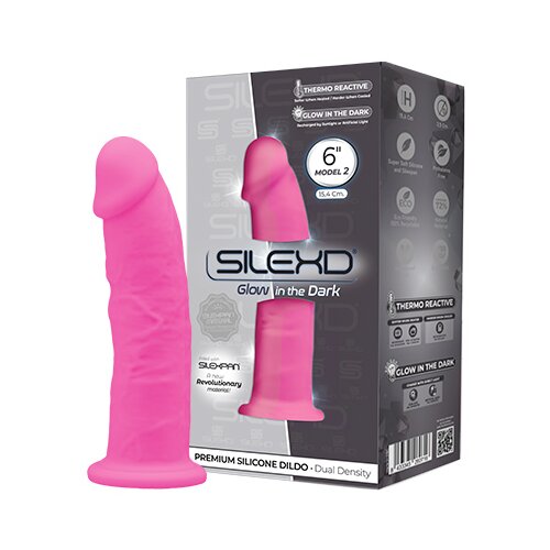 SilexD Model 2 6" Glow in the Dark Pink Cene