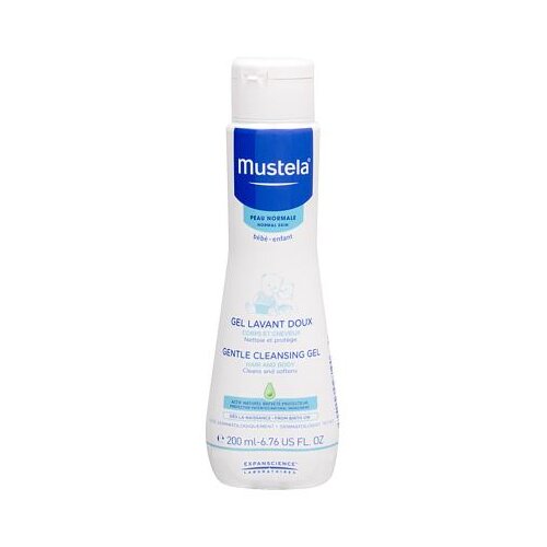 Mustela B&eacute;b&eacute; Gentle Cleansing Gel Hair and Body nježni gel za pranje tijela i kose za djecu od rođenja 200 ml za djecu Cijene