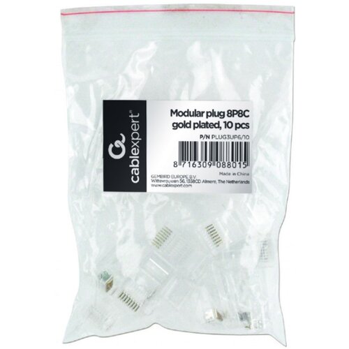 Gembird Konektor rj45 plug3up6/10 cat5e ( 59136 ) Cene