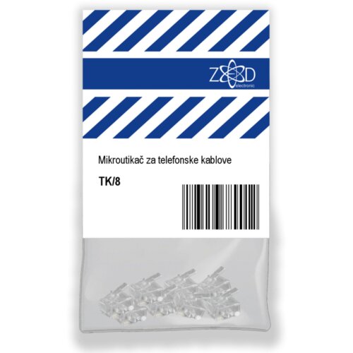 Zed Electronic Telefonski konektor, blister pakiranje ​8 komada – TK/8 Cene
