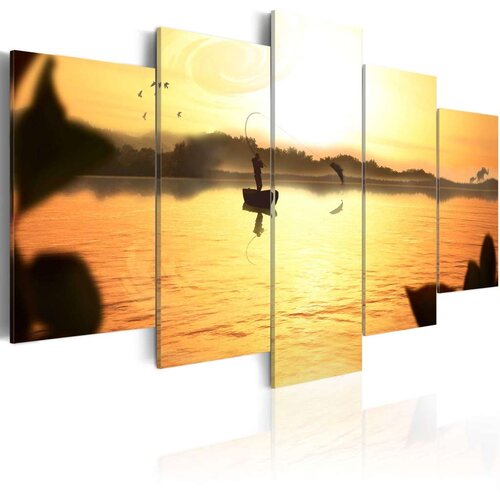  Slika - A lake at dusk 100x50 Slike