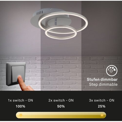 BRILONER led prigu&amp;scaron;iva plafonska svetiljka frames LED/24,5W/230V Slike