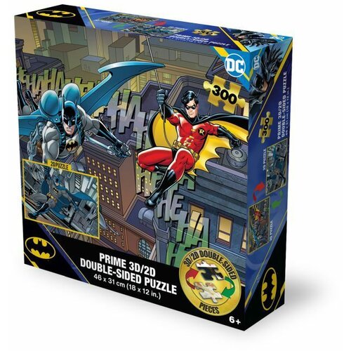 Puzzle 3d 300 pcs dc comics batman 46x31cm 37580 ( 114/37580 ) Slike