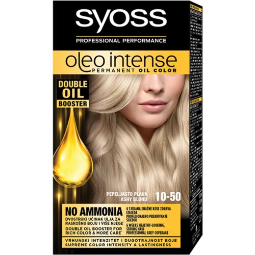 Syoss OLEO INTENSE boja za kosu 10-50 pepeljasto plava Slike