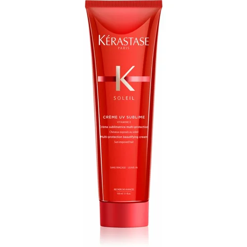 Kérastase Soleil Crème UV Sublime zaščitna krema za lase izpostavljene soncu, morski in klorirani vodi z UV filtrom 150 ml