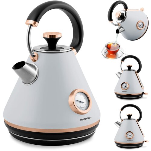 Janshop grelnik vode s termometrom 1,7L berdsen BD-701 siv, (21618119) Slike