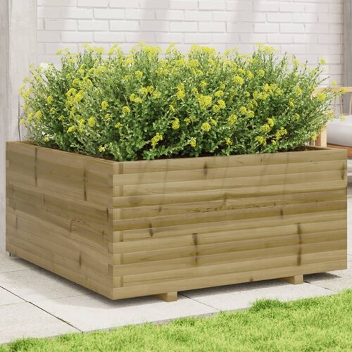 vidaXL Vrtno cvetlično korito 100x100x49,5 cm impregnirana borovina Cene