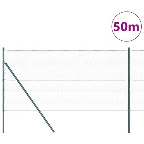  Sukladni osnovni dodatak za hexagonalnu ogradu 50 x 1 m Siva Slike