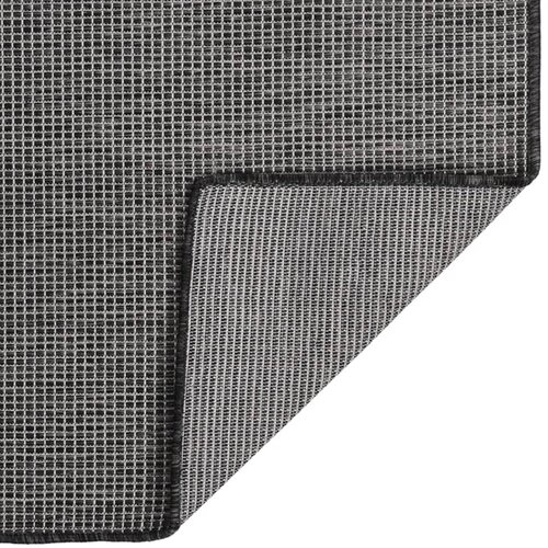 Maison Chic Zunanja Preproga, Rug ploščato tkanje 160x230 cm siva, (22122574) Cene