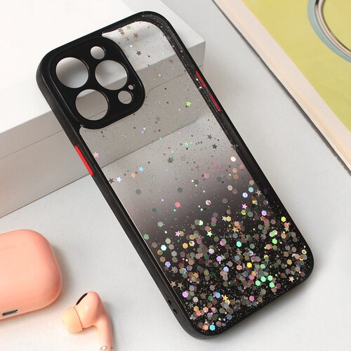 Torbica frame glitter za iphone 15 pro max 6.7 crna Slike
