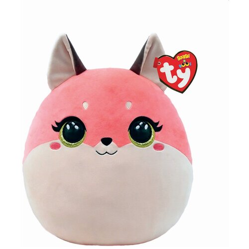Ty Squishy Beanies ROXIE, roza lisička, 22 cm Cene