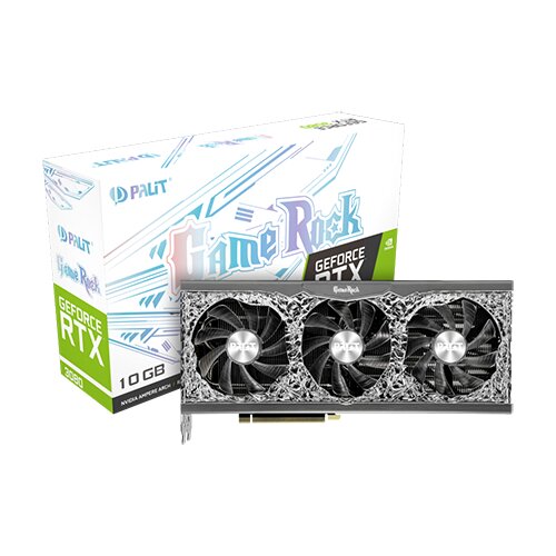 Palit nVidia GeForce RTX 3080 GameRock 10GB GDDR6X 320-bit - NED3080U19IA-1020G Slike
