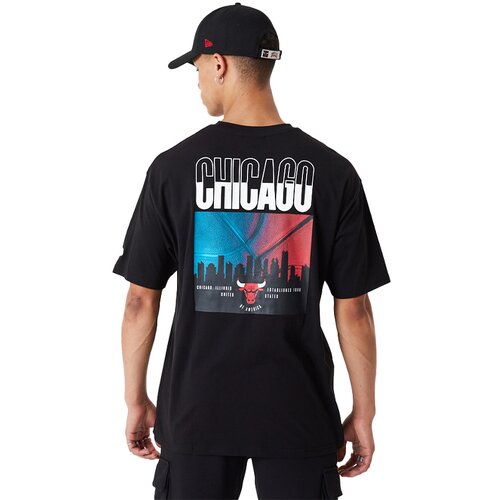 New Era Chicago Bulls City Graphic Oversized majica Slike