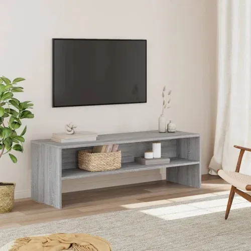 vidaXL TV omarica siva sonoma 120x40x40 cm inženirski les