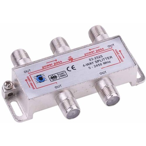 Cabletech Delilnik satelitski 4-vejni &amp;quot;F&amp;quot; 2400 MHz, (20811978) Slike