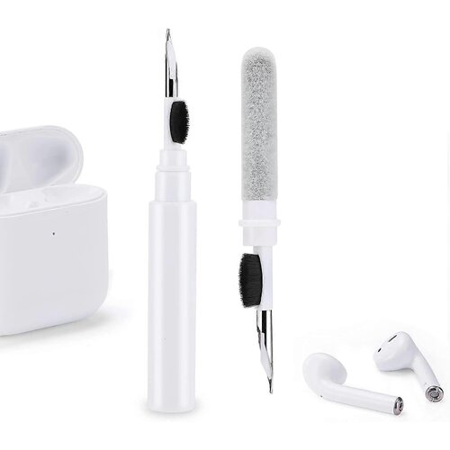 INORCO Stylo De Nettoyage, Stylo De Nettoyage Pour Couteurs Bluetooth, Outil De Nettoyage 3 En 1, Stylo De Nettoyage Pour Casque Avec Brosse En Microfibre Do, (21986043) Cene