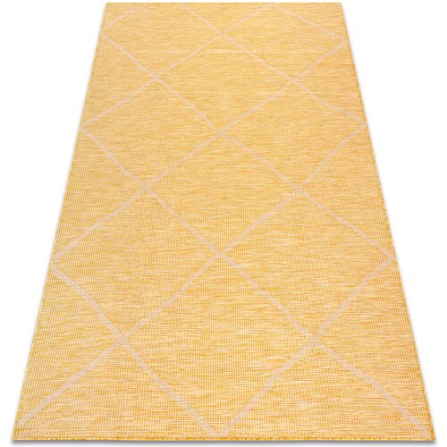 RugsX Preproge Preproga v videzu sisala ploščati kruh PATIO 155x220 cm Rumena Cene