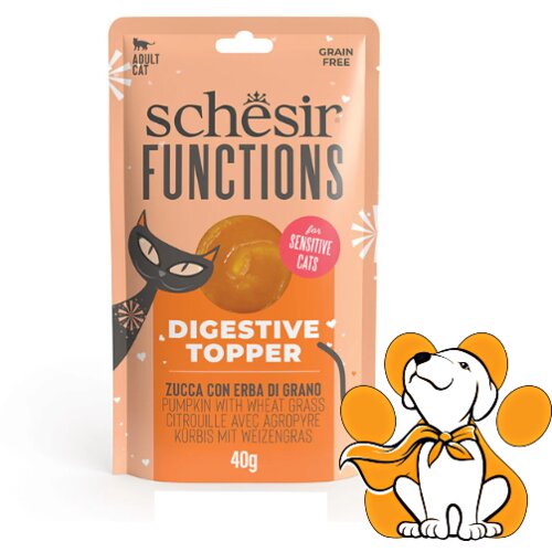 Schesir functions Digestive Topper Pumpkin With Wheat Grass 40g, Dodatak Ishrani Cene