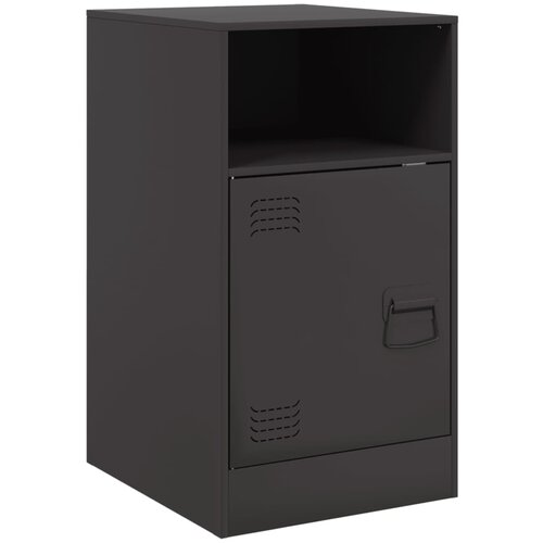 Maison Chic Nočna omarica - Nočna miza črna 34,5x39x62 cm jeklo, (21688551) Cene