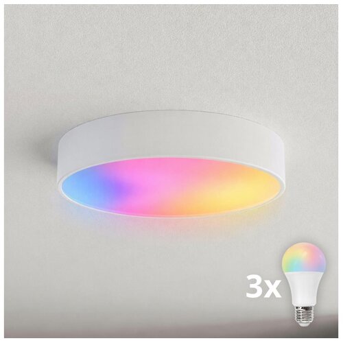  Brilagi - LED RGBW prigu&scaron;iva plafonska svetiljka CLARE 3xE27/9W/230V Wi-Fi bela Cene