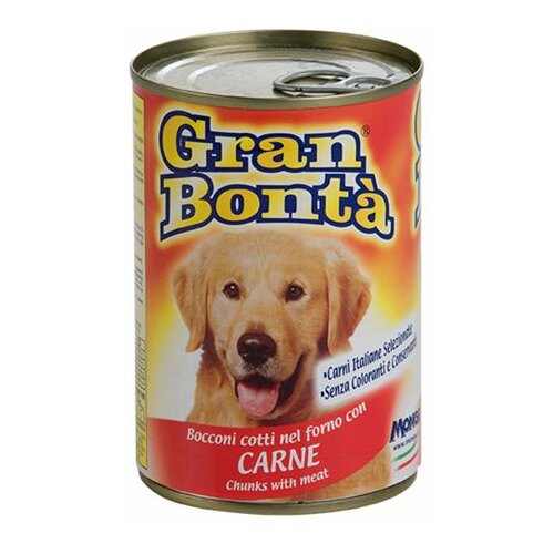 Monge gran bonta hrana za pse u konzervi govedina 1.23kg Slike