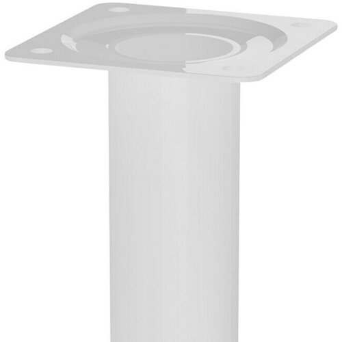 WALTECO Postolje za namještaj (D x Š x V: 3 x 3 x 30 cm, Ø x V: 3 x 30 cm, Nosivost: 50 kg, Čelik, Bijela) Cijene