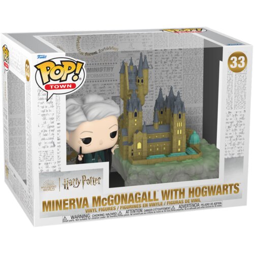 Funko POP TOWN: HARRY POTTER - MINERVA W/HOGWARTS Slike