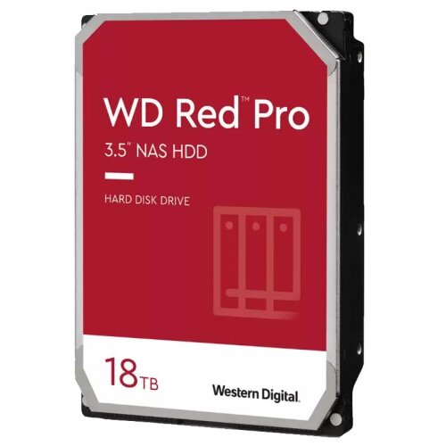 Western Digital Red Pro 18TB 3,5" SATA3 512MB 7200rpm WD181KFGX NAS trdi disk Cene
