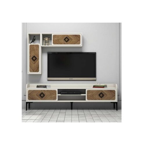 Hanah home tv polica samba cream Cene