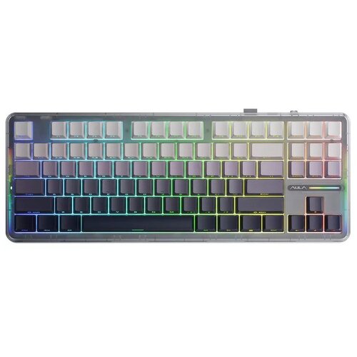 Aula Gasket F87 Gradient Grey SpaceCrystal RGB Keyboard Cijene