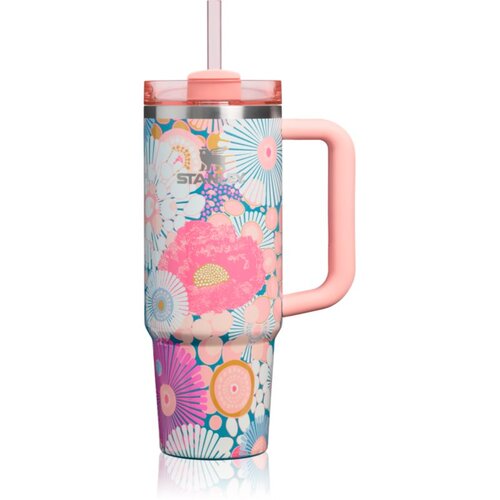 Stanley Quencher H2.O FlowState&amp;trade; Tumbler tumbler od nehrđajućeg čelika sa slamkom srednji sorbet wildflower 1 kom Slike