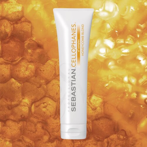 Sebastian Professional Cellophanes maska, ki vrača sijaj barvanim lasem Honeycomb Blond 300 ml Slike